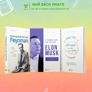 [Combo 3 Cuốn] Sách Phương Pháp Học Tập Feynman + 5 Phương Pháp Học Tập Của Elon Musk + Đánh Thức Bản Năng Học Tập