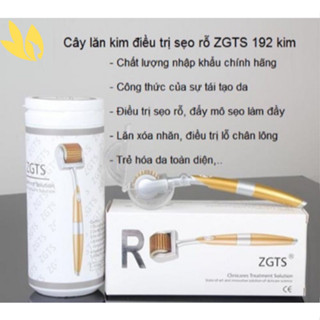 Kim Lăn Tay Vàng ZGTS Cây Lăn Mặt Cây Lăn Kim 192 Kim Đủ Sire 0.25-2.0 mm Chăm Sóc Da Mặt Trong Spa