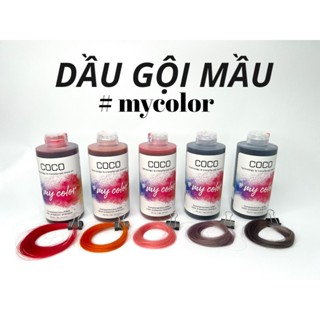 DẦU GỘI GIỮ MÀU VÀ BÙ MÀU COCO dành cho tóc nhuộm và tóc tẩy giúp bảo vệ màu