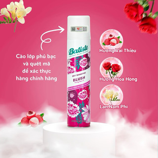 Dầu gội khô Batiste Dry Shampoo