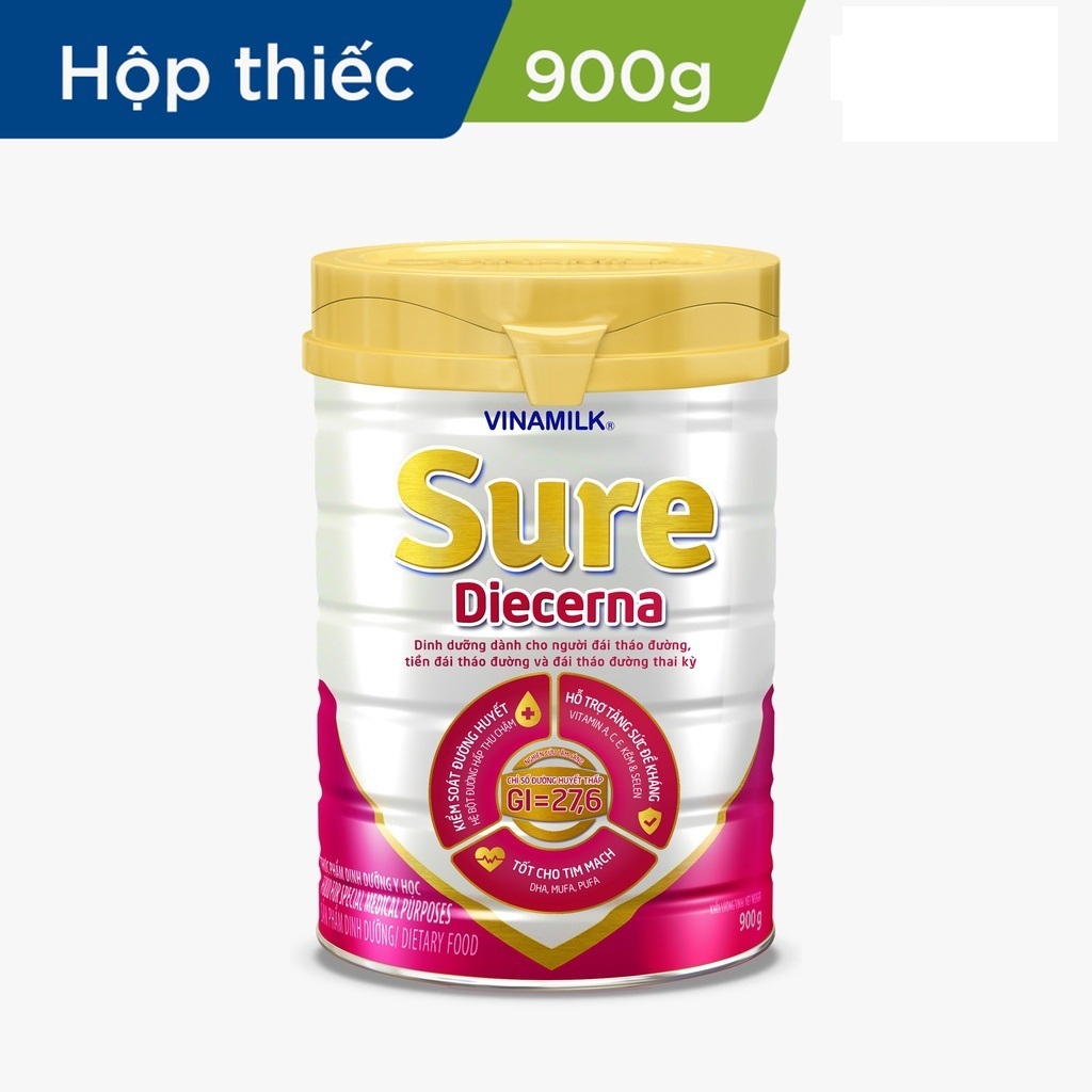 Sữa bột Vinamilk Sure Diecerna 900g
