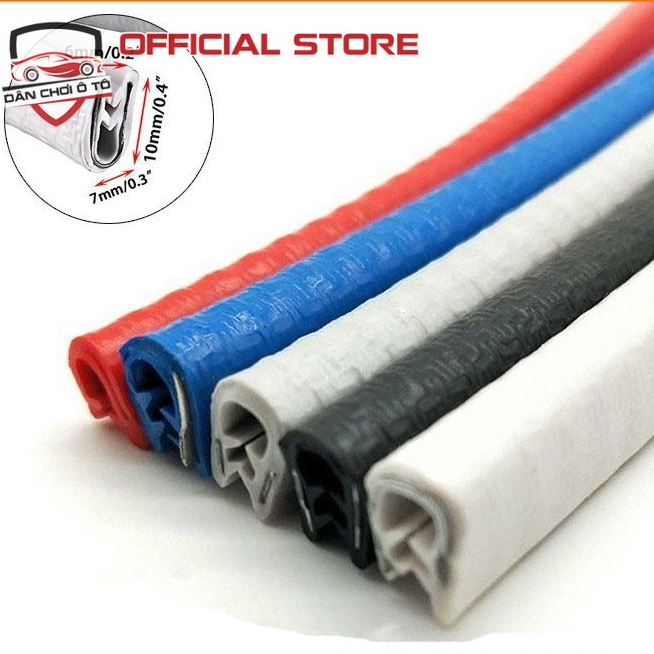 Nẹp viền cửa ô tô chữ u lõi thép cho cánh cửa chống va đập, trầy xước - Shop Danchoioto