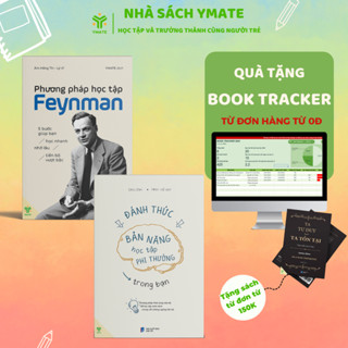 [Combo 2 cuốn]- Sách 5 Phương Pháp Học Tập Feynman+ Đánh Thức Bản Năng Học Tập - Bộ Sách Học Tập - YMATE