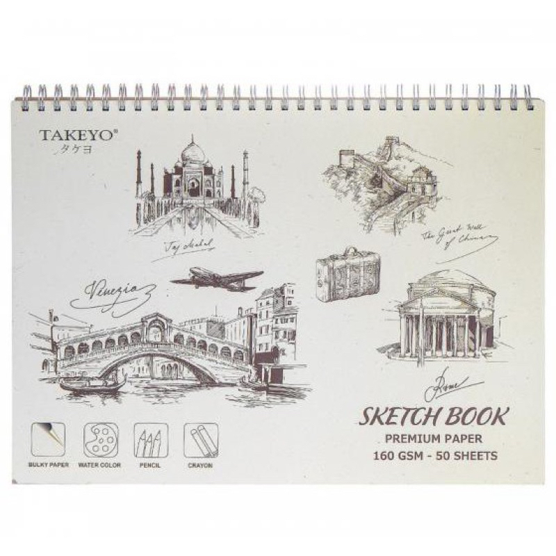 TẬP VẼ TAKEYO A3 50 TỜ 8526 (29 x41,5cm)