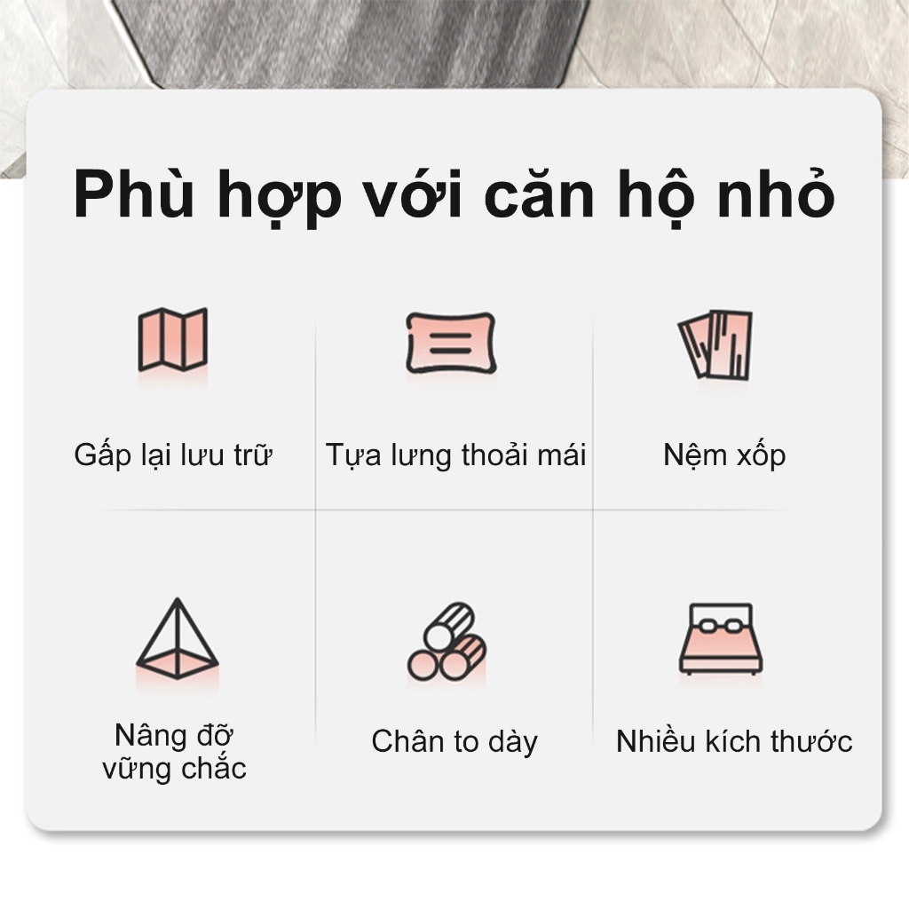 ALVIN 1.9m Giường Gấp Gọn giường gấp gọn văn phòng,xếp khung thép chắc chắn giường xếp đa năng | BigBuy360 - bigbuy360.vn