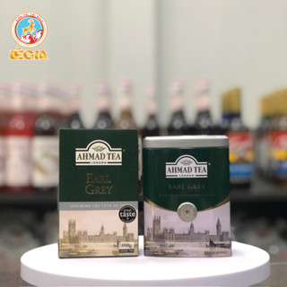 TRÀ AHMAD BÁ TƯỚC, LOẠI TRÀ NGUYÊN LÁ PHA ẤM - HỘP 100g - AHMAD EARL GREY TEA