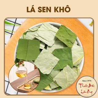 Lá sen khô 500g, trà lá sen, thơm, sạch - Lãn Ông