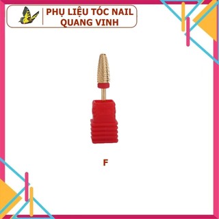 Đầu mài đồng (đầu nhọn) phá gel phá bột mài nhám QV