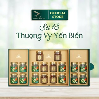  Set Quà Cao Cấp 18 Hũ Yến Sào Chưng Sẵn CiCi Thượng Đỉnh Yến 70ml 30% Nguyên Chất Yến Sào Khánh Hòa