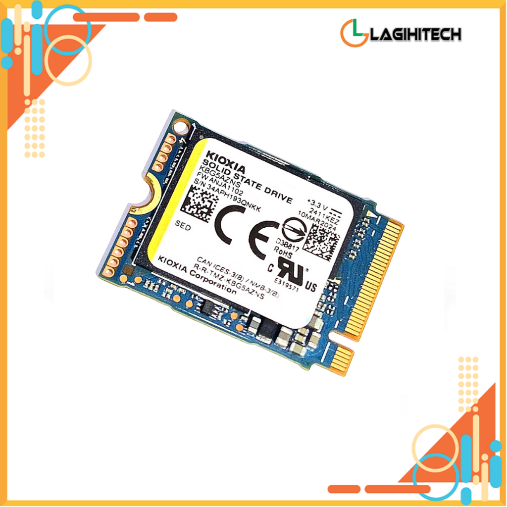 (ĐÃ QUA SỬ DỤNG ) Ổ Cứng Gắn Trong SSD KIOXIA BG5 / BG6 M.2 2230 - M.2 2242 NVMe GEN 4  512GB / 1TB 