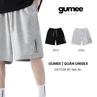 Quần short nam nữ nhiều màu, quần đùi unisex local brand chất cotton nỉ chân cua cao cấp đen trắng be xám