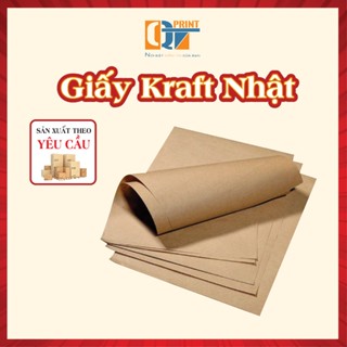 [Combo 50 Tờ] Giấy Xi Măng Gói Hàng, Giấy Kraft Nhật Size 72x102cm- 51x72cm, Loại Dày, Gói Quần Áo - Bao Bì QT