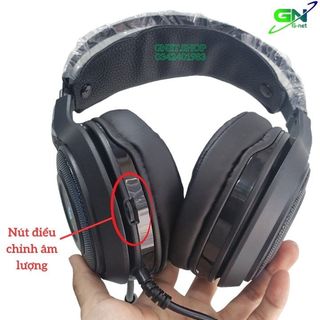 Tai nghe Gnet GH6 Plus led RGB âm 7.1 cổng cắm USB , tai nghe chơi game