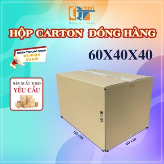 [Combo 5] Thùng Carton Đóng Gói Chuyển Nhà 5 Lớp 60x40x40cm (B62) - Bao Bì QT.