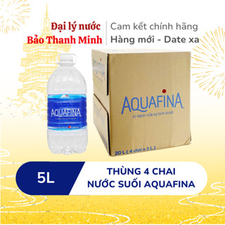 [HOẢ TỐC] Nước suối AQUAFINA 5L (Thùng 4 chai) (Date xa)