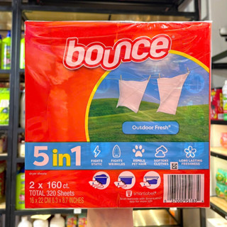 Giấy Thơm Quần Áo Bounce 4in1 Gồm 320 Tờ Hàng Nhập Mỹ Làm Mềm Vải Mùi Hương Tự Nhiên, Tươi Mát Cực Kỳ Dễ Chịu