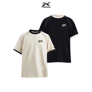 Áo Thun Nam Nữ PC BRAND - PLANET CRACK - ILIP Tee Form Dáng Boxy Đen/Kem 100% Cotton 250GSM