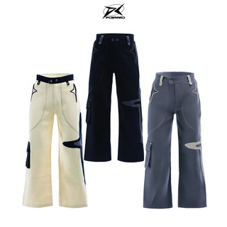 Quần Dài Nam Nữ PC BRAND - PLANET CRACK - Blink Khaki Pants Đen/Xám chì/Kem 100% Kaki 340GSM