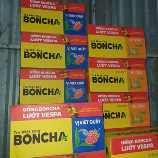 [HOẢ TỐC] Trà BONCHA Việt Quất 450ml (Thùng 24 chai) (Date xa)