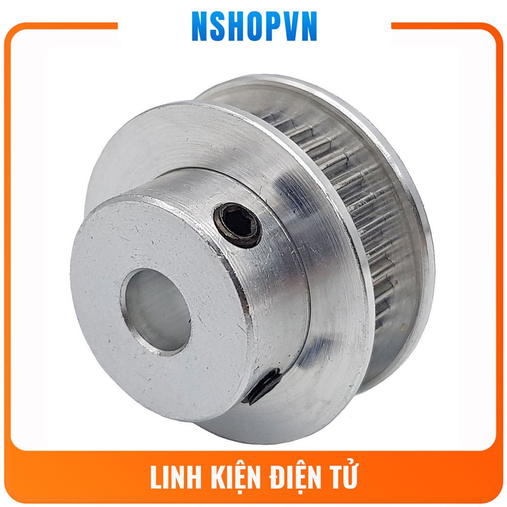 Puly GT2 trục 6.35mm 16 răng, 20 răng, 30 răng, 36 răng, 40 răng, 60 răng