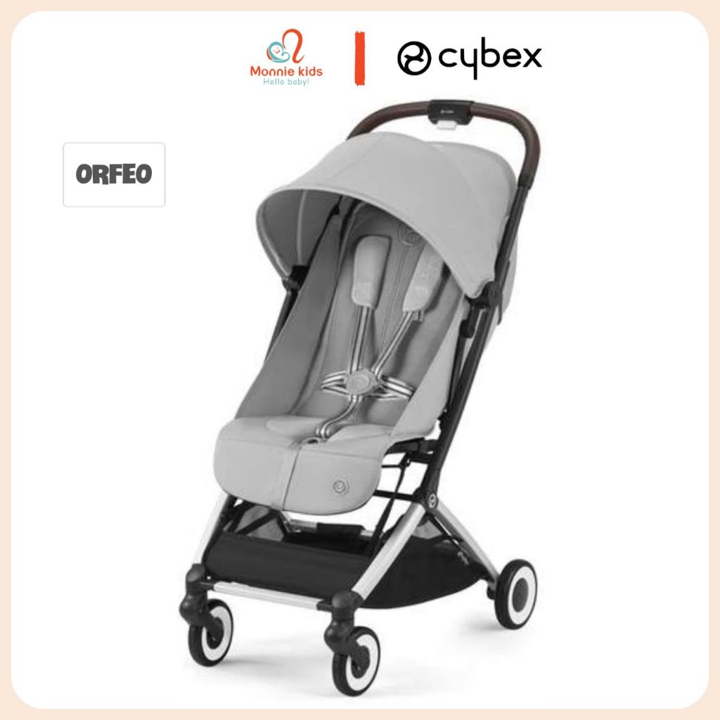 Xe đẩy gấp gọn Cybex Orfeo cho bé sơ sinh, xe nôi du lịch siêu nhẹ cao cấp - Monnie Kids