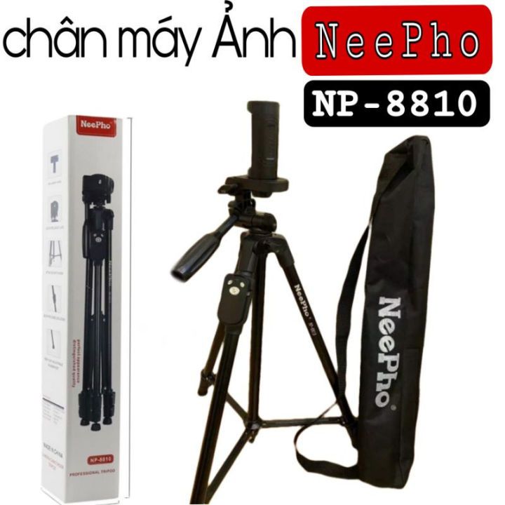 Gậy Chụp Hình Giá Đỡ 3 Chân Neepho 8810 và Gậy Chụp Hình tripod 3 chân 3366. LKP
