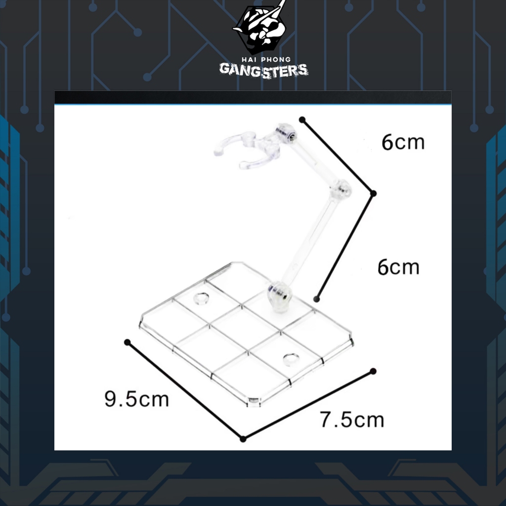 [Nhắn shop trước][Giá siêu rẻ] Giá đỡ trưng bày mô hình action base cho figure, shf, gundam, effect