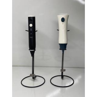 máy tạo bọt cf. tạo bọt 2 đầu đánh(3 cấp độ đánh). máy tạo bọt cà phe màu đen sạc điện cầm tay
