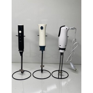 máy tạo bọt cf. tạo bọt 2 đầu đánh(3 cấp độ đánh). máy tạo bọt cà phe màu đen sạc điện cầm tay