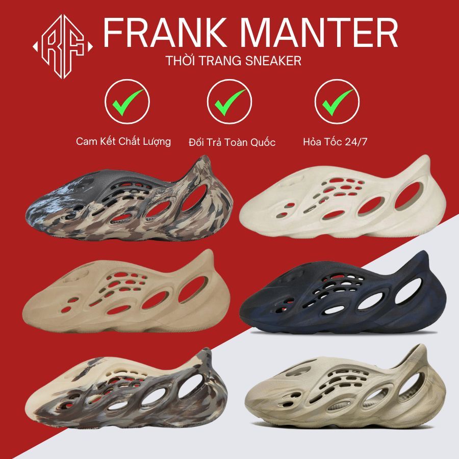 [Best Quality] Giày Thể Thao Yz Foam Runner Đủ Các Mẫu Full Size Nam Nữ Đầy Đủ Full Box