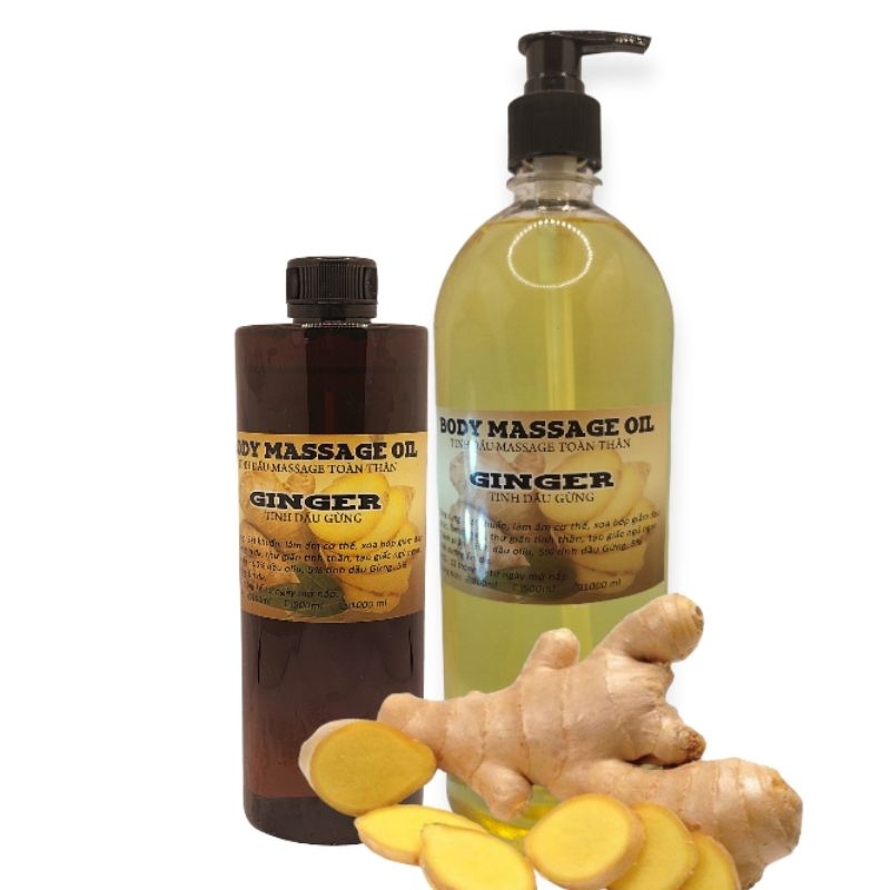 Tinh Dầu Gừng Ấm Đã Thông Kinh Lạc, Làm Ấm Body, Giảm Đau Nhứt Thơm Tự Nhiên 100% Nguyên Chất An Toàn, Dùng Vào Mùa Lạnh