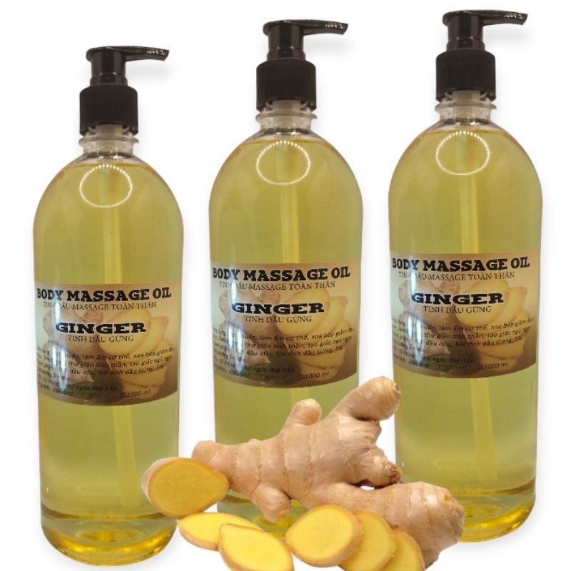 Tinh Dầu Gừng Ấm Đã Thông Kinh Lạc, Làm Ấm Body, Giảm Đau Nhứt Thơm Tự Nhiên 100% Nguyên Chất An Toàn, Dùng Vào Mùa Lạnh