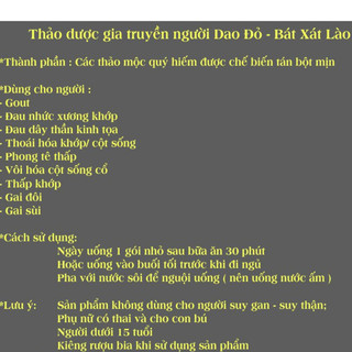 ✅ Thảo Dược Bát Thanh Tiêu