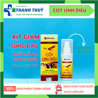 Xịt Giảm Đau Cốt Linh Diệu Nam Dược, Giúp Giảm Sưng Đau, Nhức Mỏi Cơ, Xương Khớp, Thấp Khớp, Chai 50ml