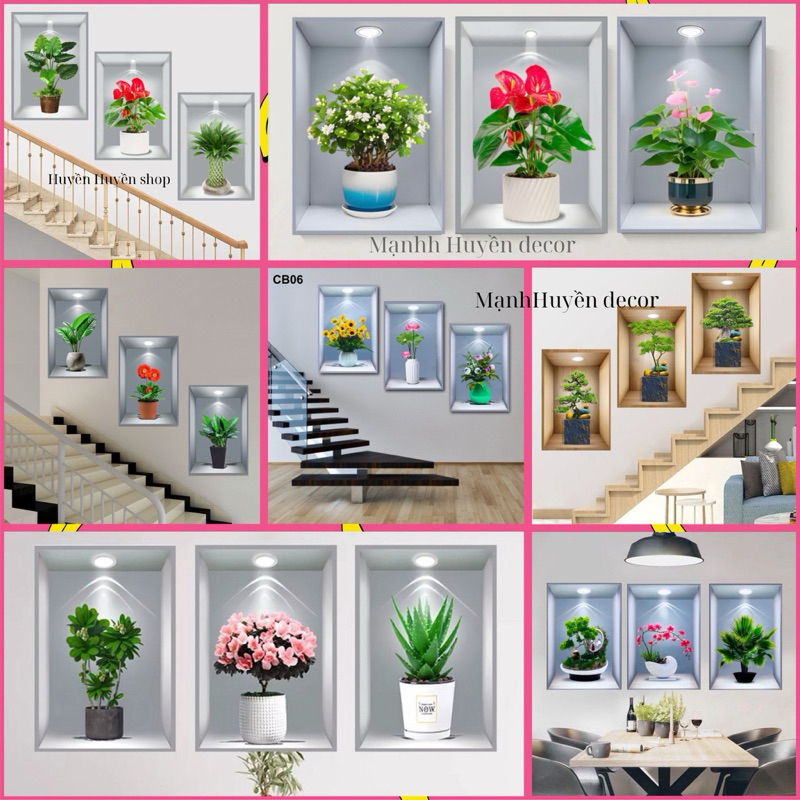 [Buôn sỉ] Tranh Dán Tường,Cánh Cửa ,Tranh dán cầu thang đẹp -Có Sẵn Keo - Rất Nhiều Mẫu Đẹp-Trang Trí Tổ Ấm-Tạo Cảm Hứng