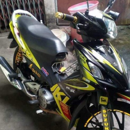 Tem Rời Axelo 125 Vàng Đen - Tem Chuẩn Hình