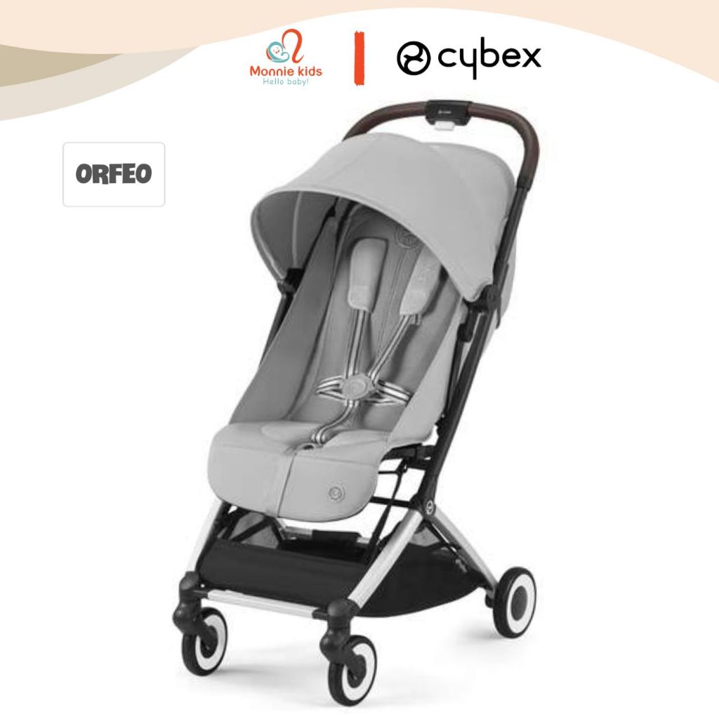 Xe đẩy gấp gọn Cybex Orfeo cho bé sơ sinh, xe nôi du lịch siêu nhẹ cao cấp - Monnie Kids