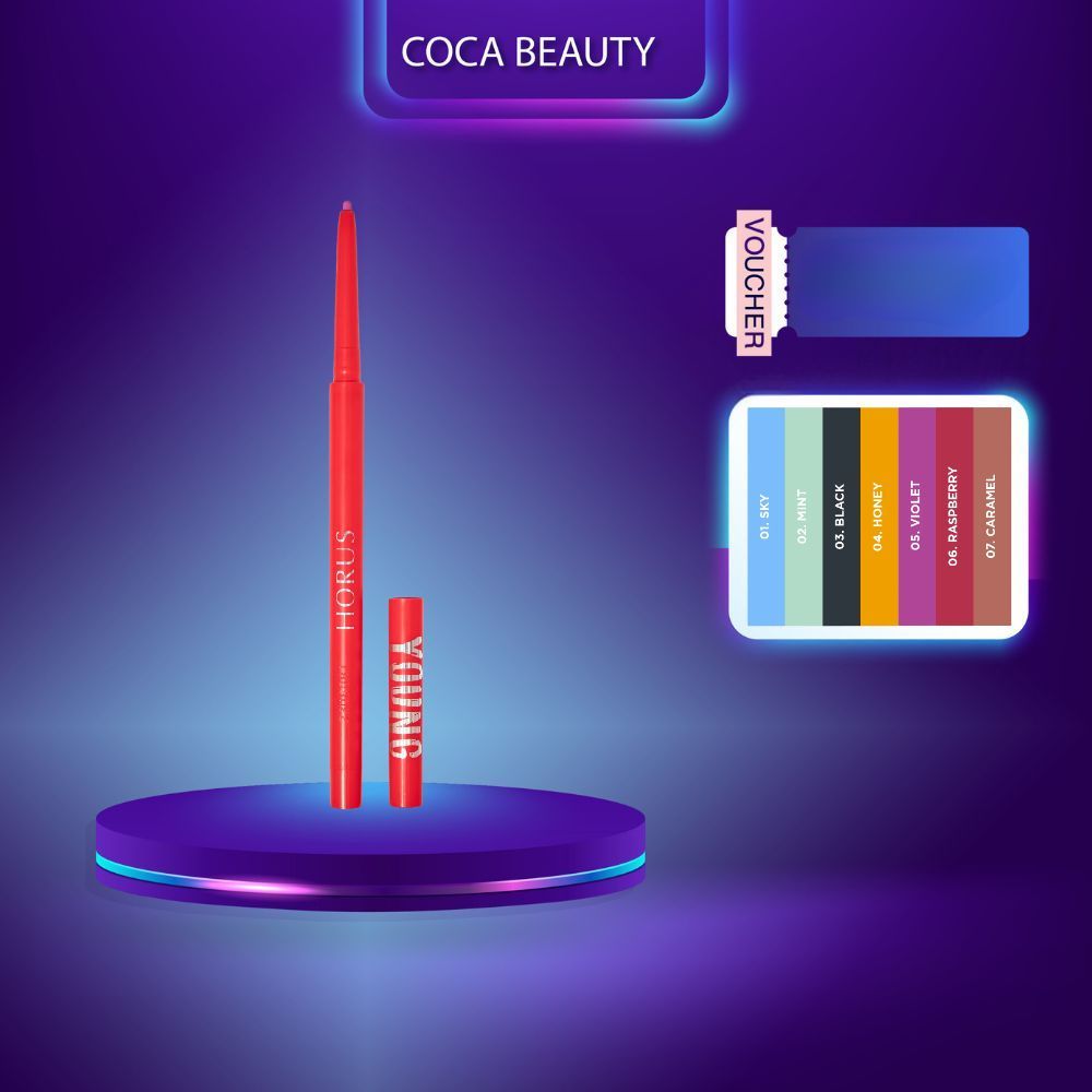 Kẻ mắt siêu mảnh Horus 4everyoung Colorful Gel Eyeliner 0.1g - bút kẻ mắt dạng sáp nhiều màu