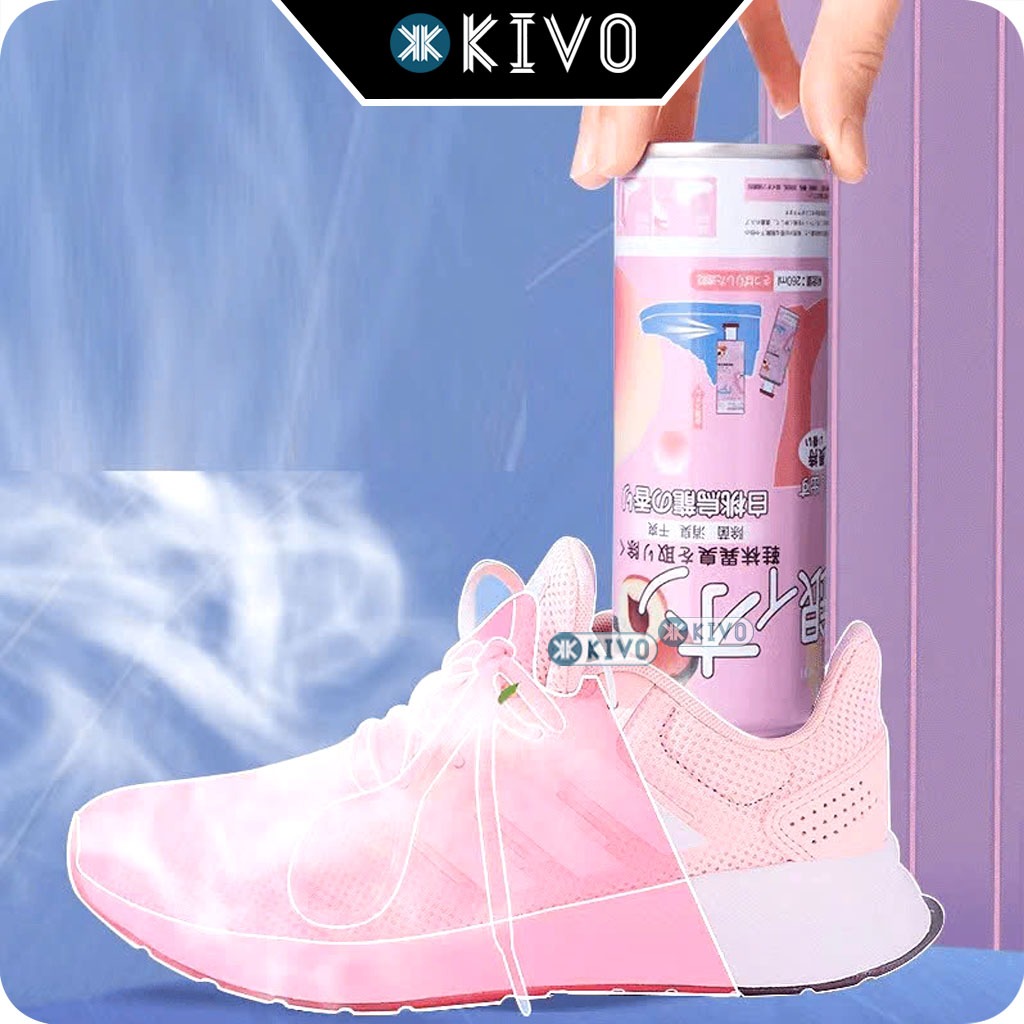 Bộ Vệ Sinh Giày TNT Siêu Sạch/  Giặt Giày Khô - Xịt Khử Mùi Giày Nano Bạc/ Khăn Lau Giày - Chống Thấm Giày Nano Kivo