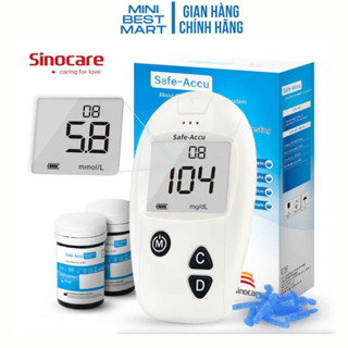 Máy Đo Đường Huyết Sinocare Safe Accu Hàng Chính Hãng