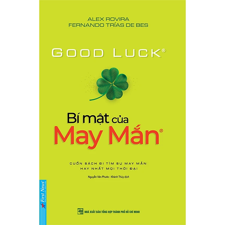 Sách Bí Mật Của May Mắn (Khổ Lớn) - First News