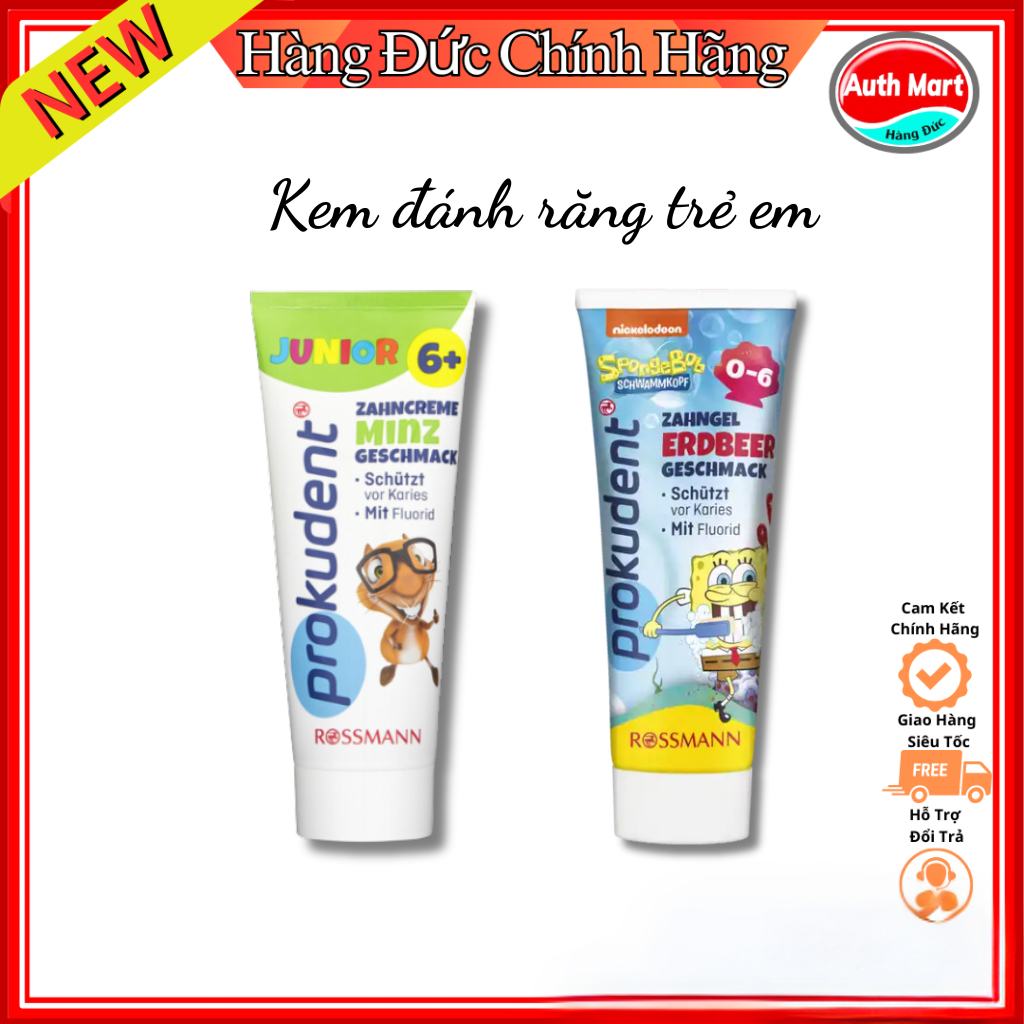 Kem Đánh Răng Prokudent Trẻ Em 75ml