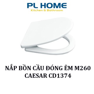 Nắp bồn cầu đóng êm Caesar M260 sử dụng cho bồn Caesar CD1374