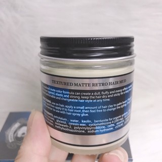 Sáp Wax vuốt tóc GENTLEMAN"S Clay Wax (BARBERSHOP)