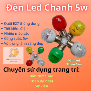 [COMBO 2 ] Chanh Led 5w [ đèn bàn thờ ] - Tiết Kiệm Điện