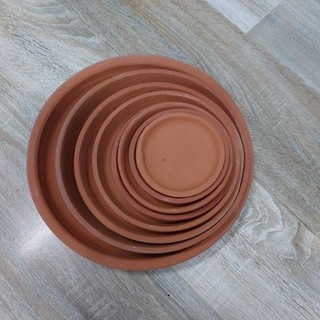  Dĩa đất nung lót đáy chậu đủ kích thước 