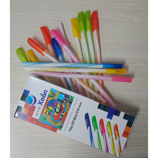 Hộp 20 bút bi xoắn mực viết chơn