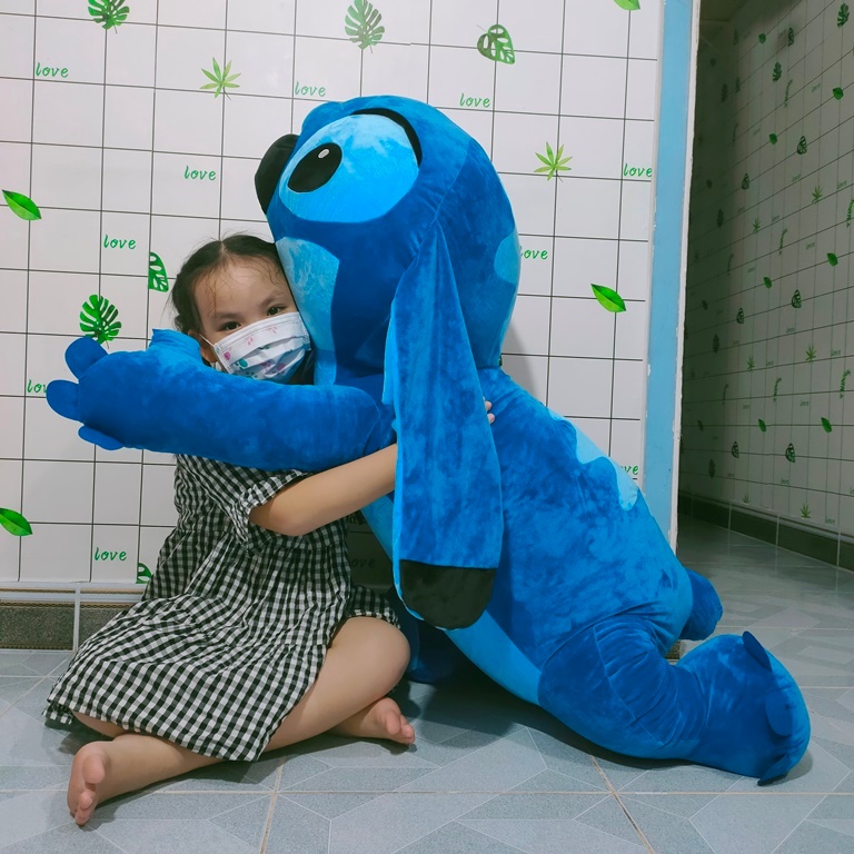 GẤU BÔNG STITCH SIZE LỚN NHẤT [ẢNH THẬT]