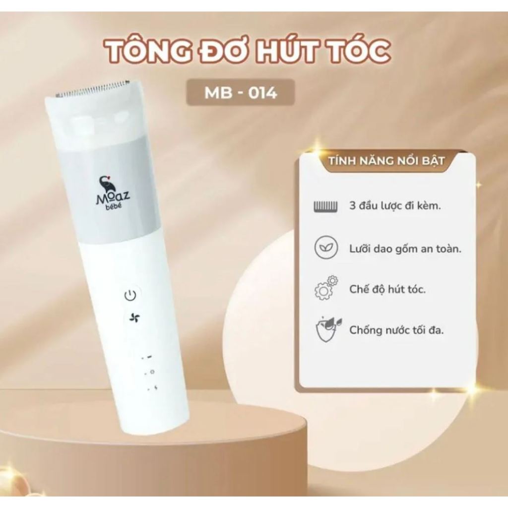 Tông đơ cắt tóc Moaz bebe