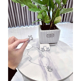 Set Trang Sức Nơ Đá Tiểu Thư dễ phối đồ cho nữ